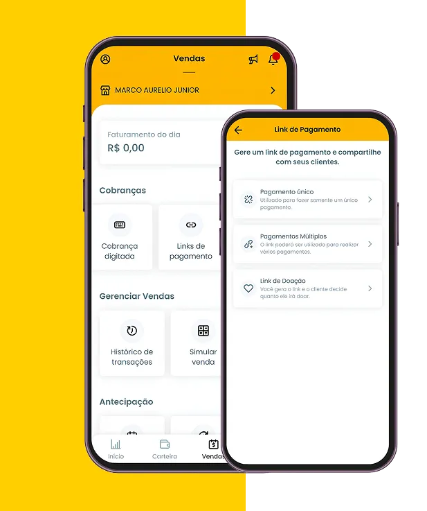 Link de Pagamento Aplicativo